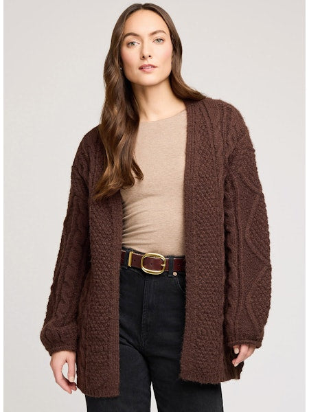BETTY CHUNKY CABLEKNIT CARDI