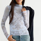 JESS LONG SLV MESH TOP