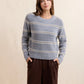WARM CHAI STRIPE SWEATER