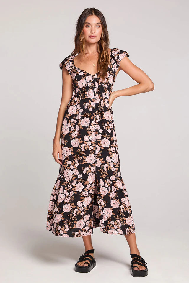 NANDI  FLORAL MAXI DRESS