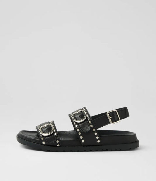 BERINA FLAT LEATHER SANDAL