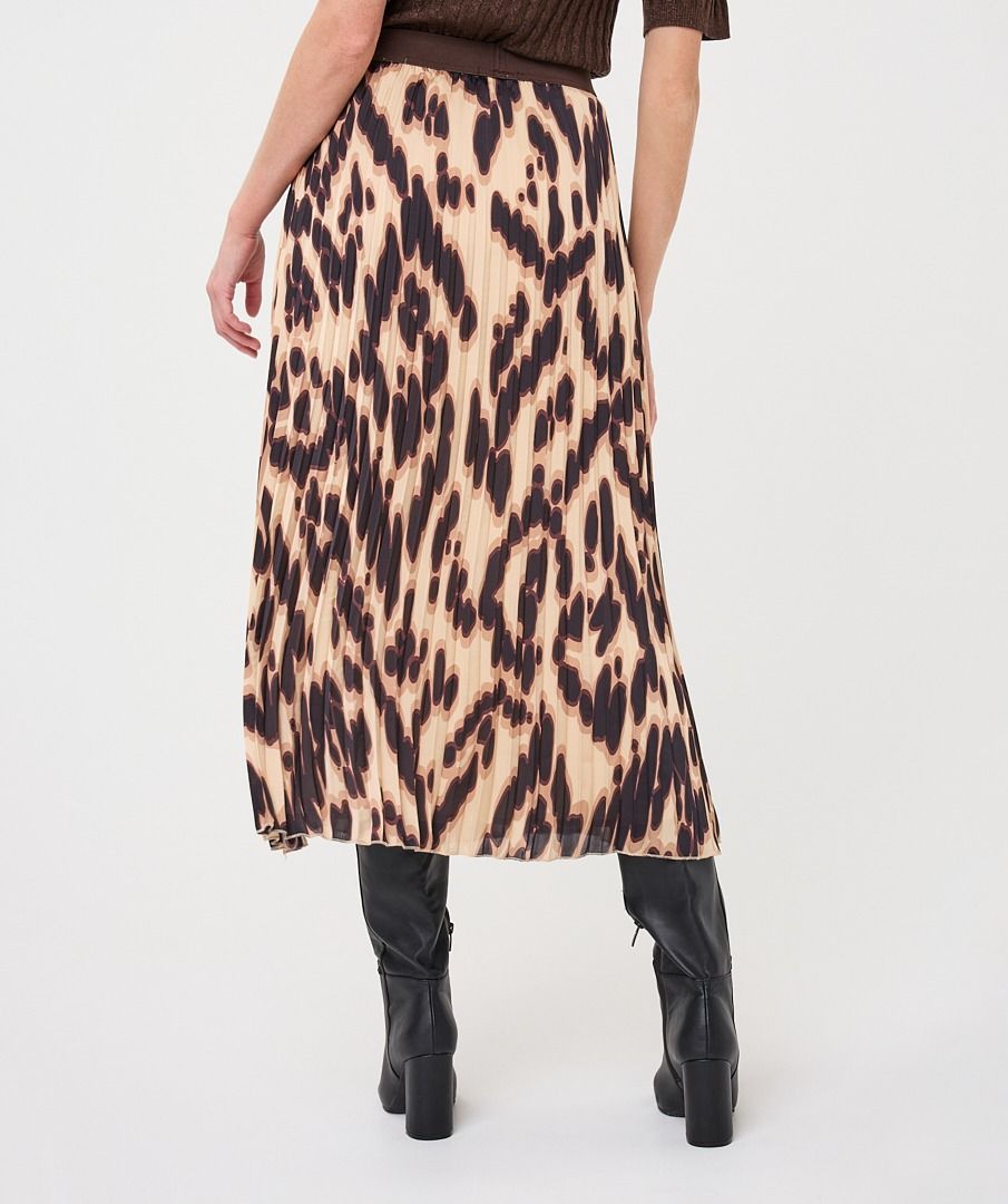 AVERY LEOPARD PRINT SKIRT