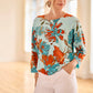 3/4 SLEEVE CREW NECK SWEATER 2175O