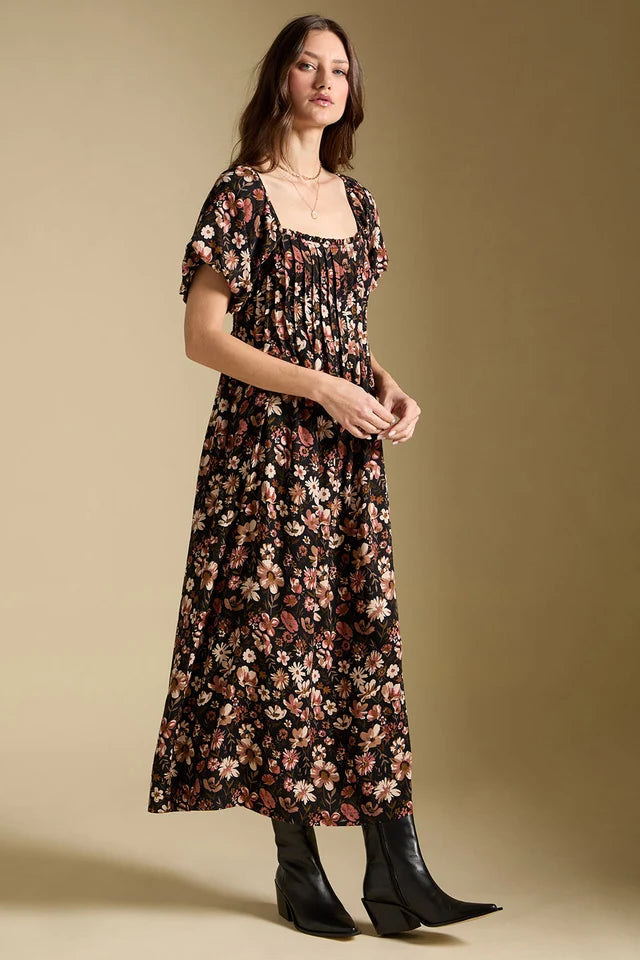 QUINLIE MIDI DRESS