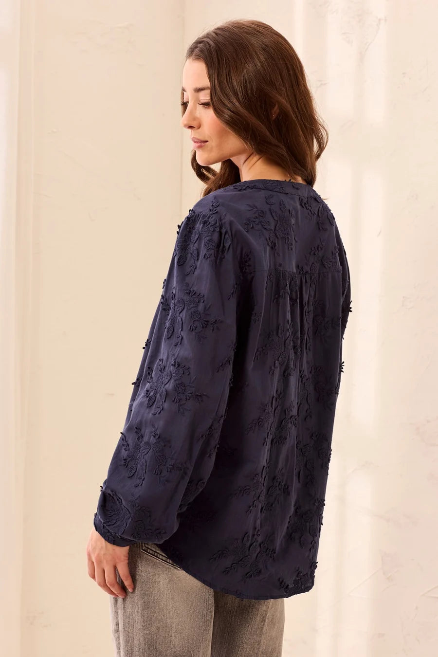 THE TILDA  BUTTON FRONT  BLOUSE