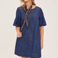 PENELOPE DENIM DRESS
