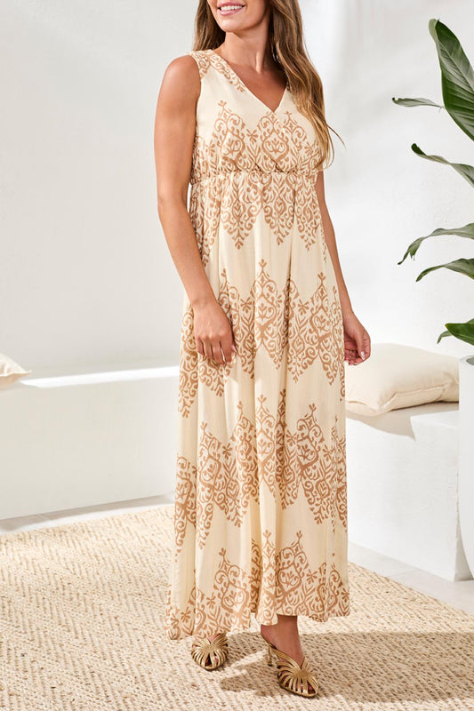 THE CONNIE SLVLESS DRESS WITH LINING