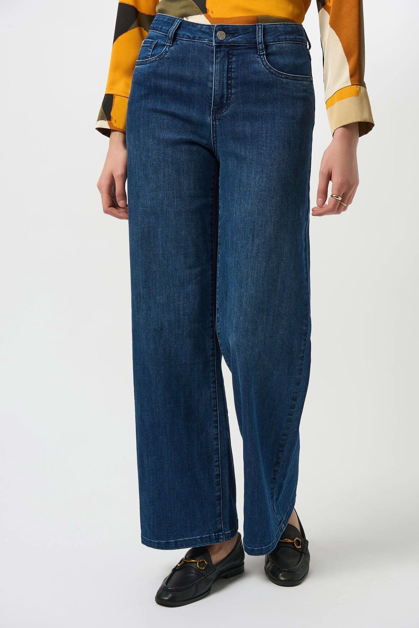 GOLDIE WIDE LEG STRETCH JEANS BY JR 251968