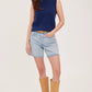 THE SKYLAR V NECK BUTTON FRONT BLOUSE 2523753