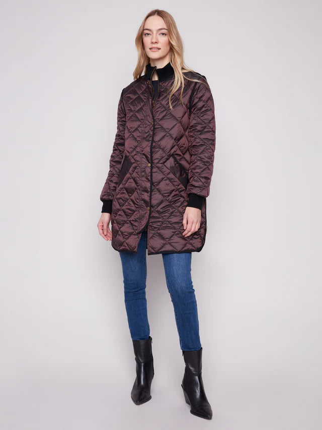 CRAY LONG QUILTED JACKET C6253