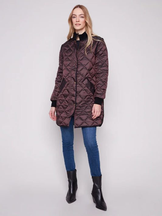 CRAY LONG QUILTED JACKET C6253