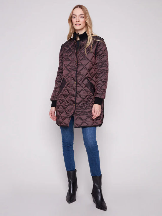 CRAY LONG QUILTED JACKET C6253