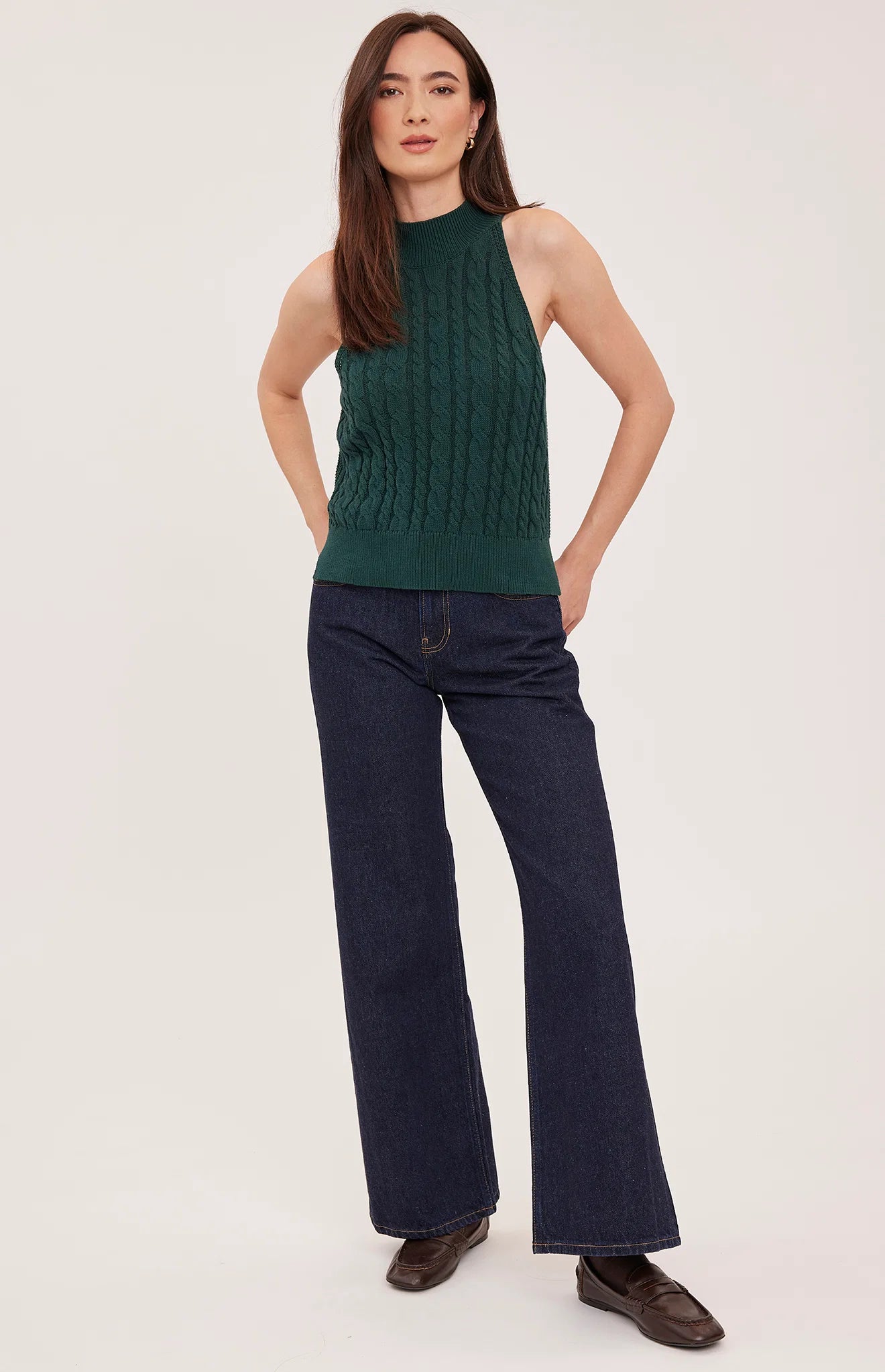 LANA HALTER SWEATER