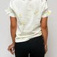 ELODIE RUFFLE CUFF TEE