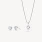 HILLBERG ADORE STUD AND NECKLACE SET