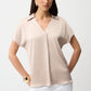 COLLARED RELAXED FIT PULLOVER