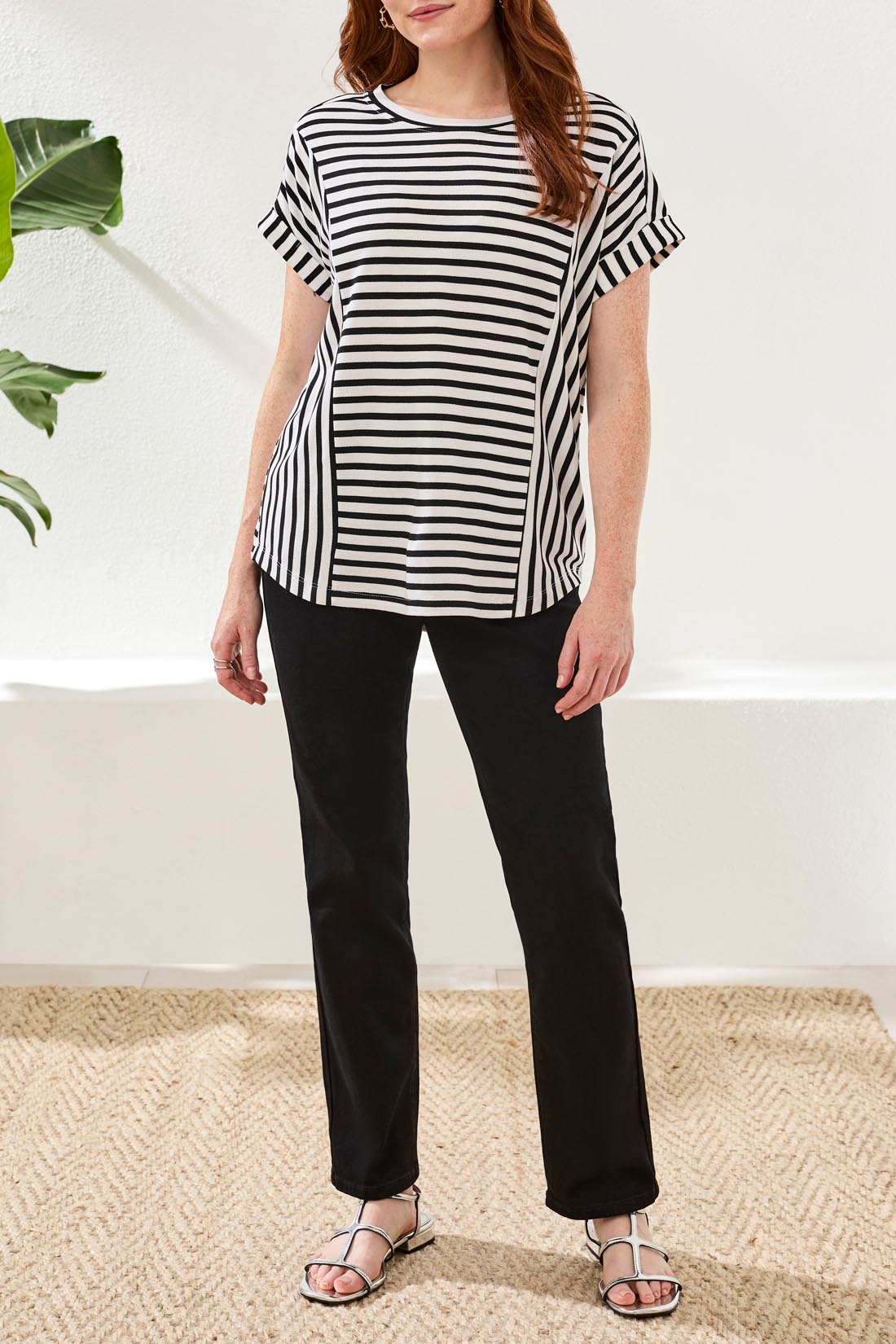 THE MARISSA CUFFED SLEEVED TOP