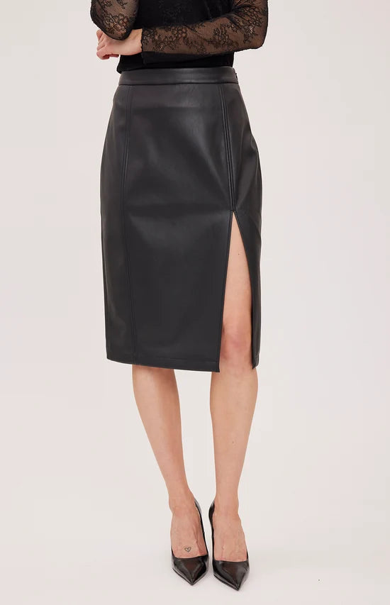 LYDIA LEATHER SKIRT