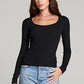 SCOOP LONG SLEEVE SLIM TEE S3502