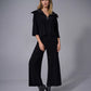 Silky Knit & Memory Culotte Jumpsuit 253081