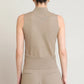 THE SHEILA  MOCK NECK TOP