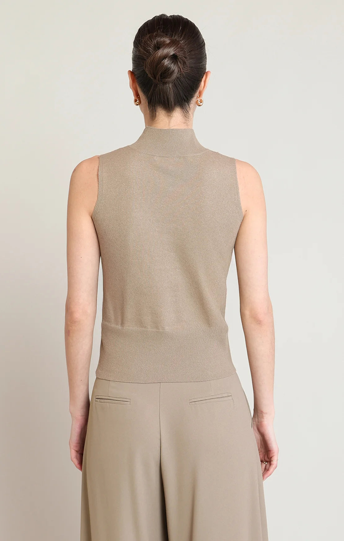 THE SHEILA  MOCK NECK TOP