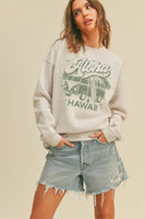 ALOHA HAWAII PADDLE BOARD SWEATSHIRT T059