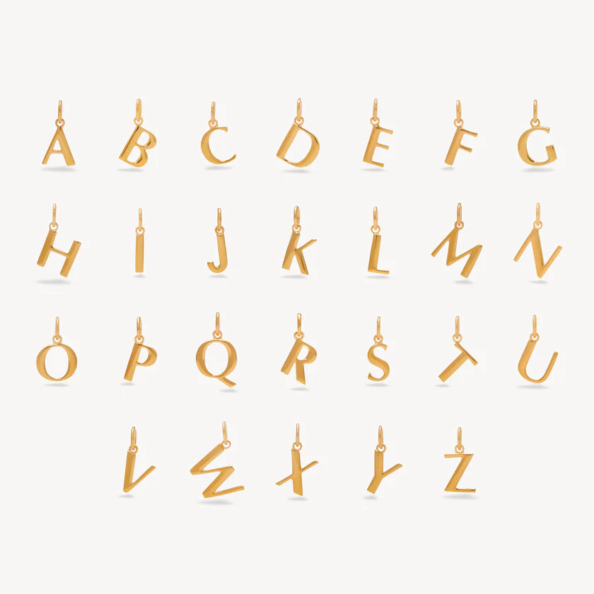 HILLBERG AND BERK BOLD LETTER CHARMS