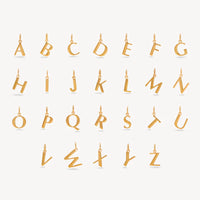 HILLBERG AND BERK BOLD LETTER CHARMS