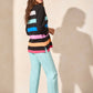 RAGLAN 3/4 SLEEVE CREWNECK TOP 2144O