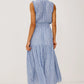 ALESSI LINEN BLEND MAXI DRESS