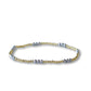 LENNY & EVA MIXED METAL TRIO STRETCH BRACELET