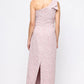 THE SAVANNA ONE SHOULDER COLUMN  DRESS