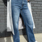 BAYEAS HIGH RISE WIDE LEG JEANS