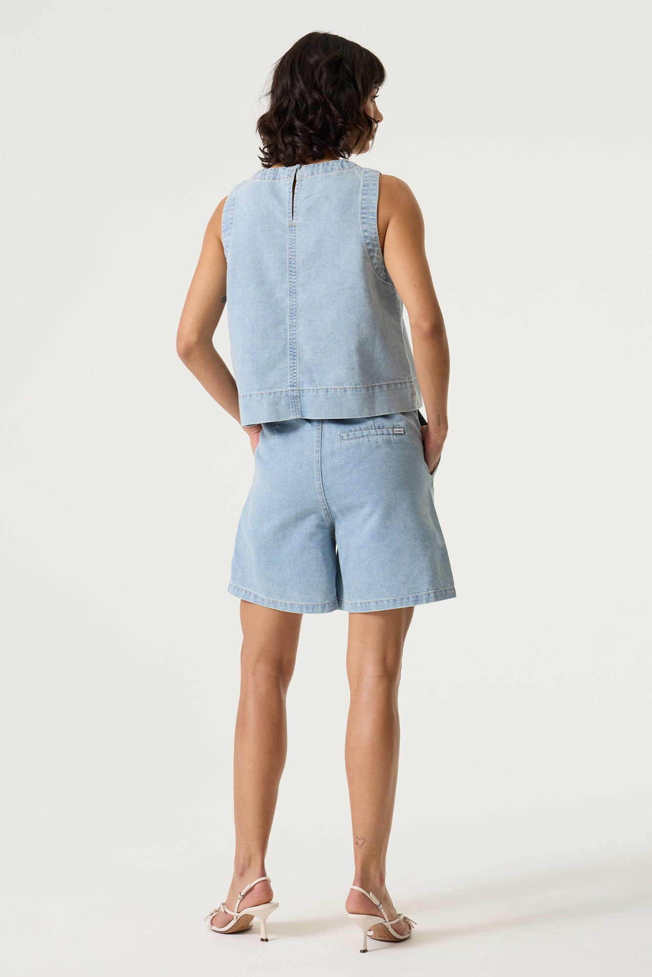 THE STELLA DENIM SHORTS