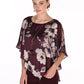 WOVEN OVERLAY FLORAL TOP 269258