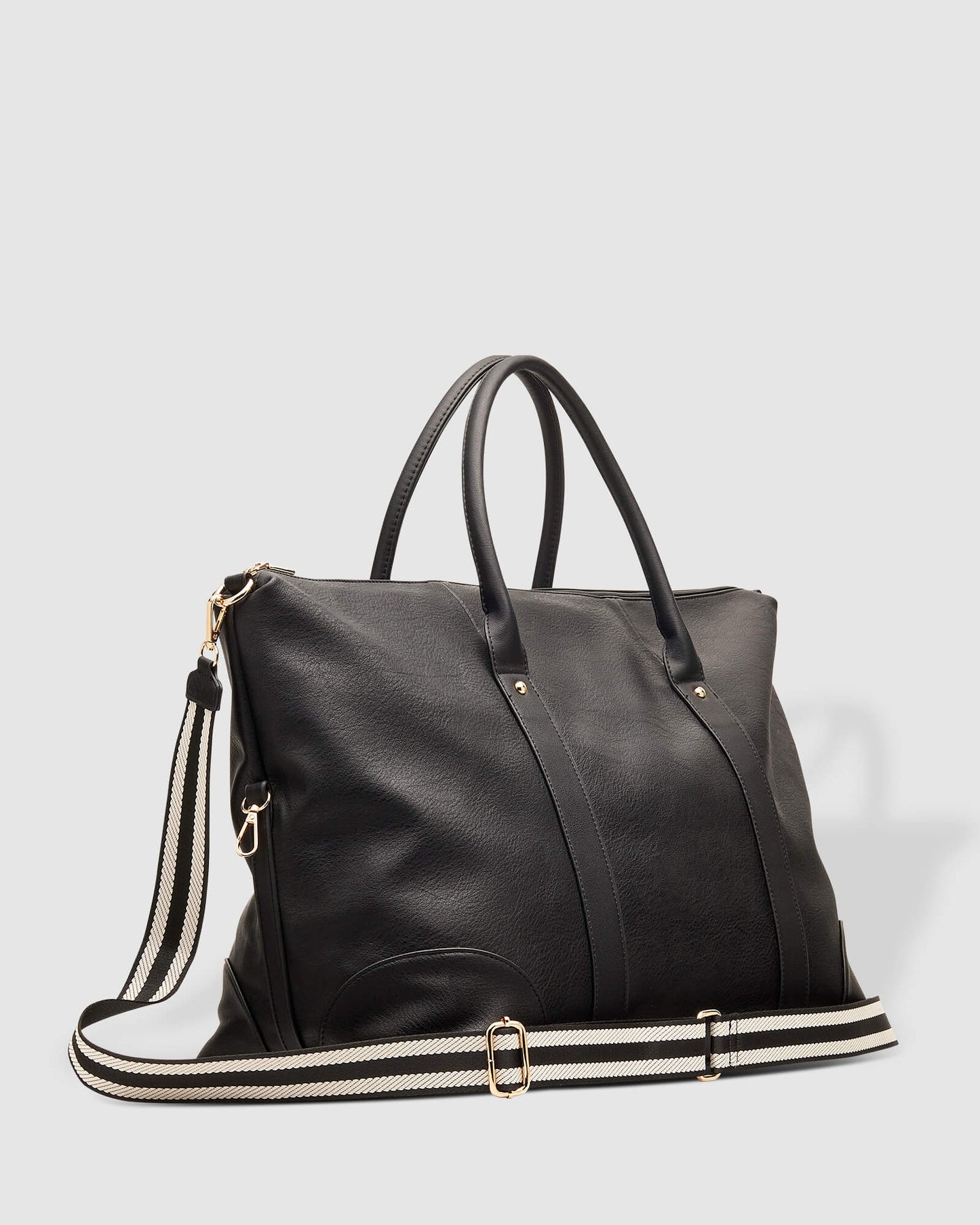 ALEXIS STRIPE WEEKENDER TRAVEL BAG