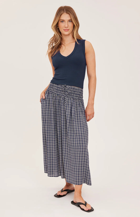 ELOWYN CHECKED SKIRT