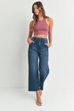 CARGO POCKET WIDE LEG HI RISE DENIM BP339J