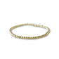 LENNY & EVA 3MM SMOOTH GOLD STRETCH BRACELET