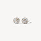 HILLBERG AND BERK 8MM GLITZZ SPARKLE BALL EARRINGS