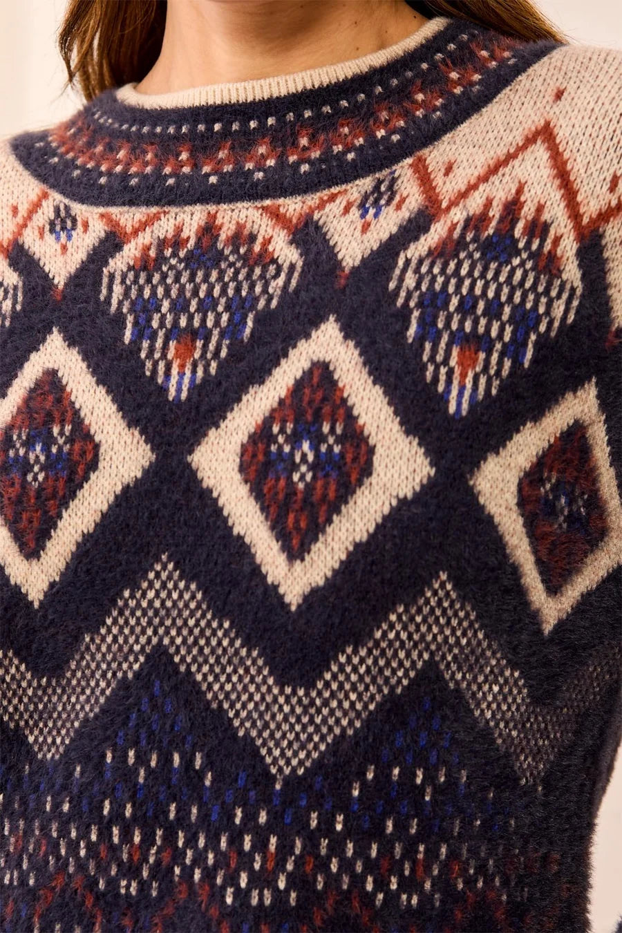 THE TAMARA MOCK NECK PATTERN SWEATER
