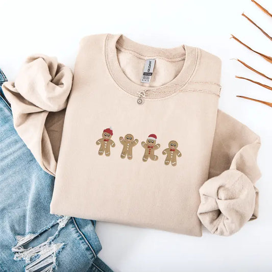 GINGERBREAD MAN CHRISTMAS SWEATSHIRT