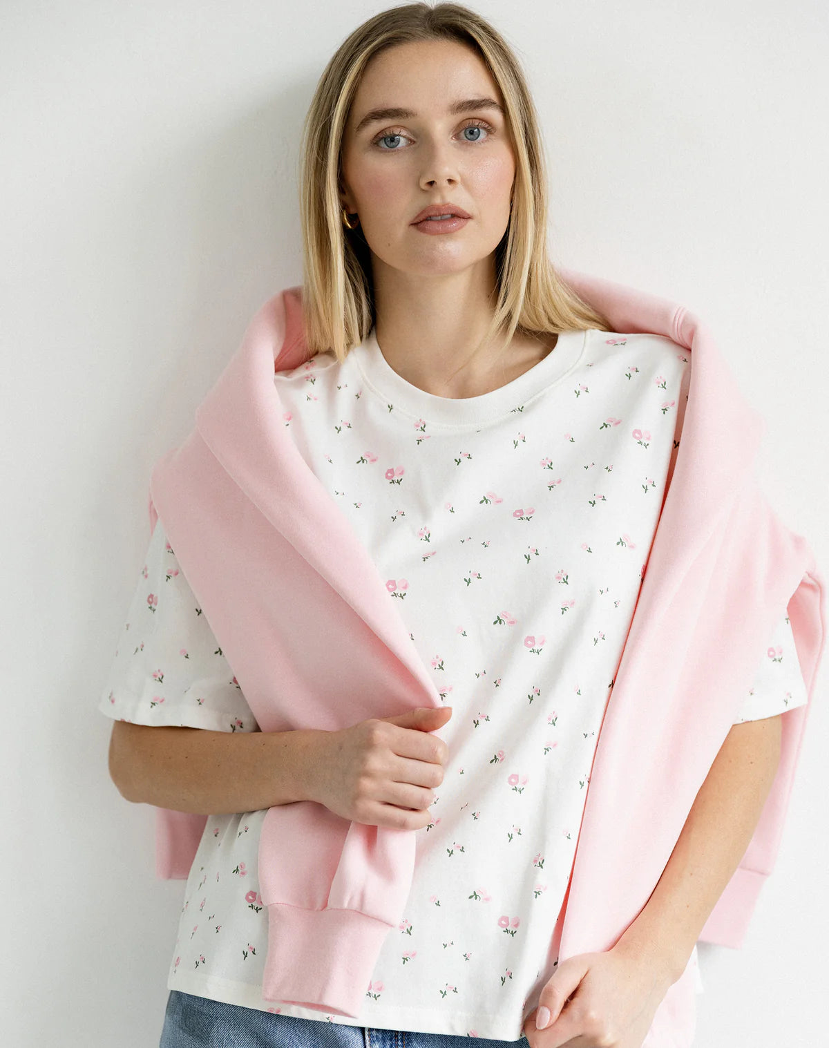 FLORAL BOXY TEE