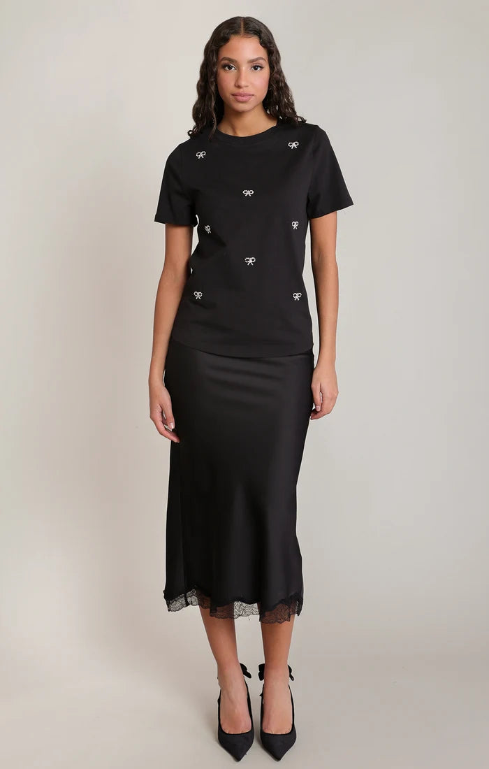 THE MAYA EMBELLISHED BOW TOP