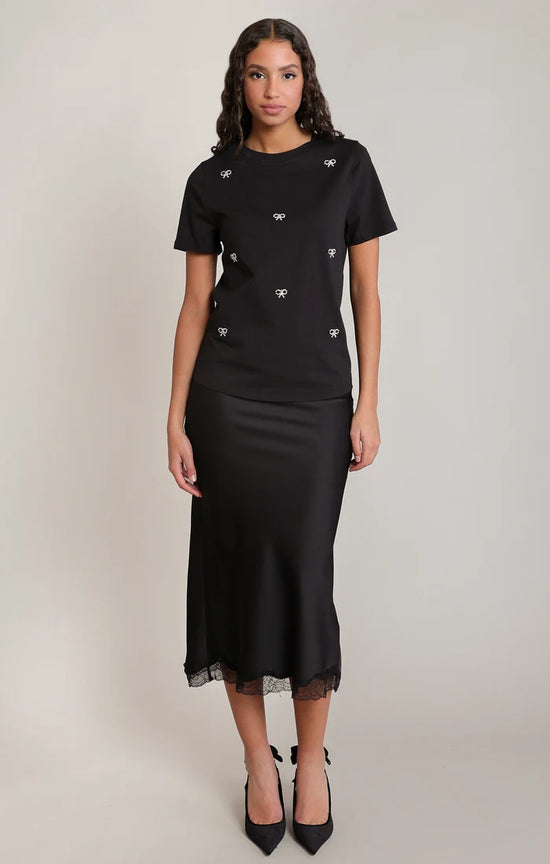 THE MAYA EMBELLISHED BOW TOP