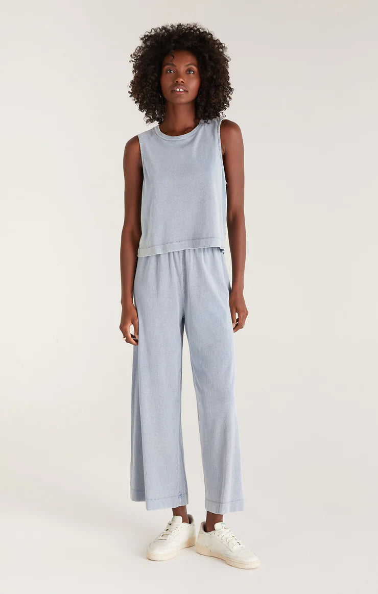 SLOANE JERSEY DENIM MUSCLE TANK ZT222222