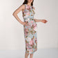 FLORAL SLEEVELESS BODYCON DRESS