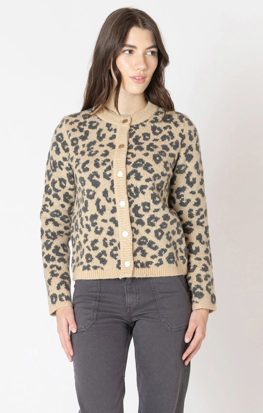 THE ALICE CREWNECK PATTERNED CARDI