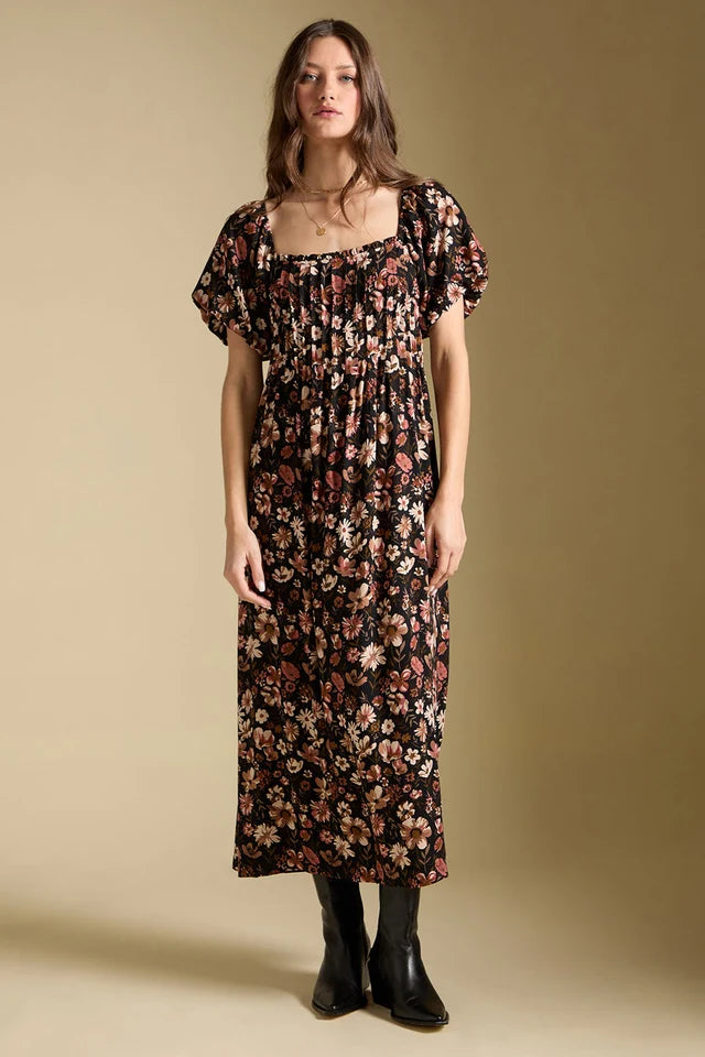 QUINLIE MIDI DRESS